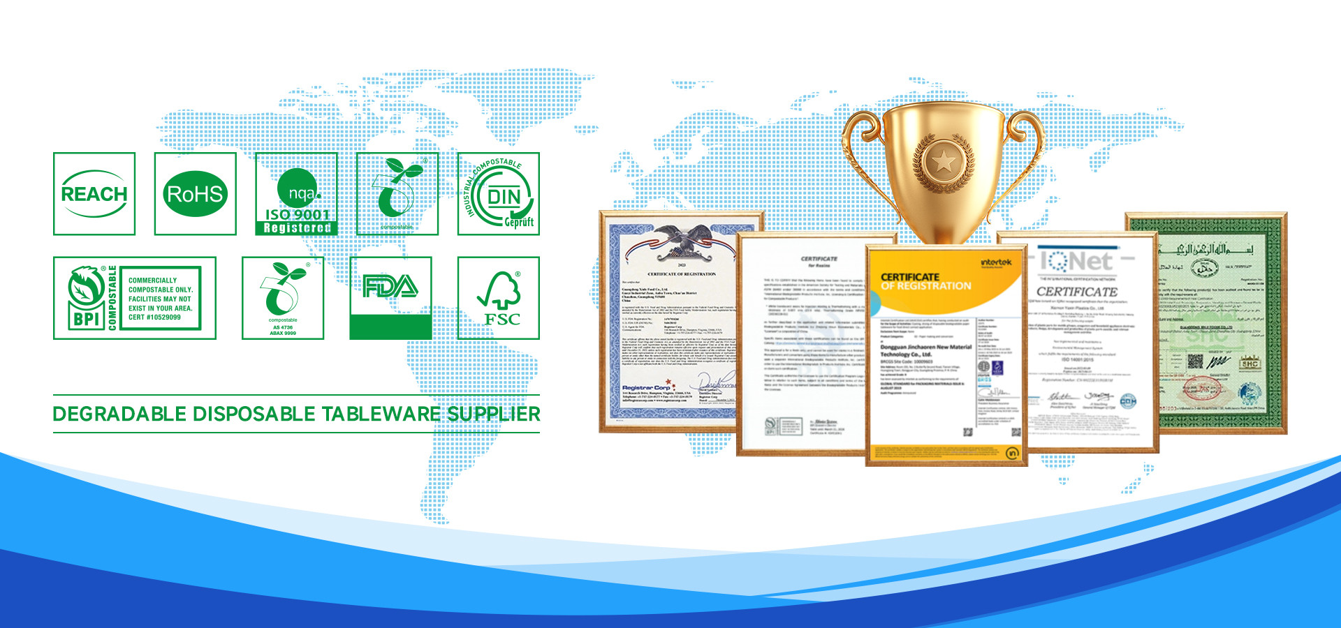 quality Biodegradable Tableware factory