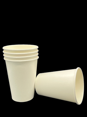 ซื้อ 4oz 8oz 12oz ถ้วยกระดาษผนังเดี่ยว โลโก้ที่กําหนดเอง ถ้วยเครื่องดื่มร้อน online manufacture