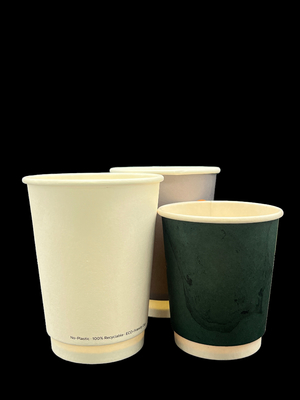 kupować Na zamówienie wydrukowany 8oz podwójny kubek z papieru ściennego kompostowalny biodegradowalny online manufacture