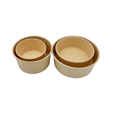 주문 열 방지 500ml 일회용 크래프트 종이 그릇 및 뚜?? 가볍다 online manufacture