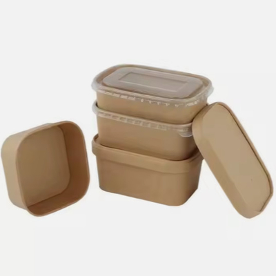 satın al Çevre dostu Kraft Bento Kutusu Gıda Catering Kutusu Biyodegradable Yapılmış Bagaj online manufacture