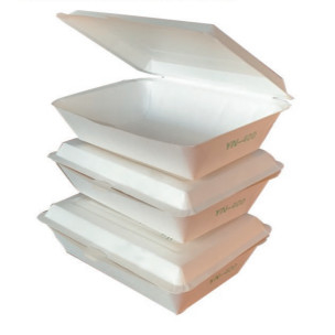 acheter 600 ml Emballage en papier boîte de déjeuner coquille de mouche online manufacture