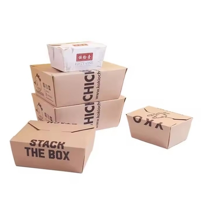 kopen Eenmalig kraftpapier lunchdoos meenemen container papier 1300 ml voedseldoos online manufacture