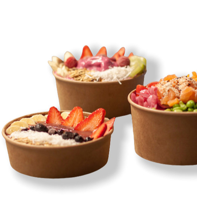 comprar 1500ml Contenedores desechables de ensalada ensalada caliente en papel personalizado online manufacture
