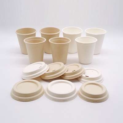 Beli Biodegradable Bagasse cangkir kopi tebu pulp cangkir tahan kimia online manufacture