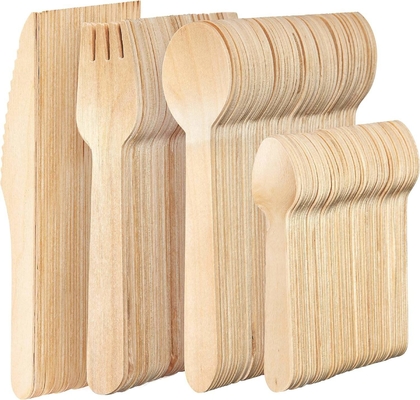 acheter Ensemble de couverts en bois jetables légers personnalisables durables online manufacture