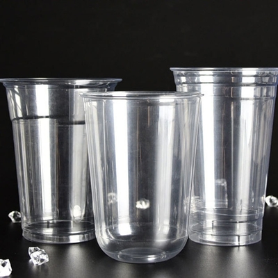 購入 BPI ISO9001 認定 PLA コンポスタブルカップ 透明 14oz 90*56*115mm online manufacture