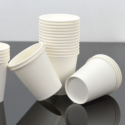 Buy 7oz  Single WallLogo-Ready Disposable Paper Coffee Cups With Lids online manufacture