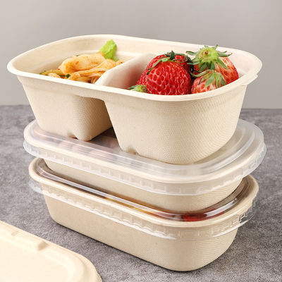 comprar OEM Bagasse Salad Bowl Containers de alimentos descartáveis ambientalmente amigáveis online manufacture