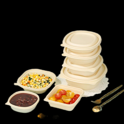 kupować Biodegradowalny skrobian kukurydziany pojemnik spożywczy restauracja do jedzenia pudełka 450ml online manufacture