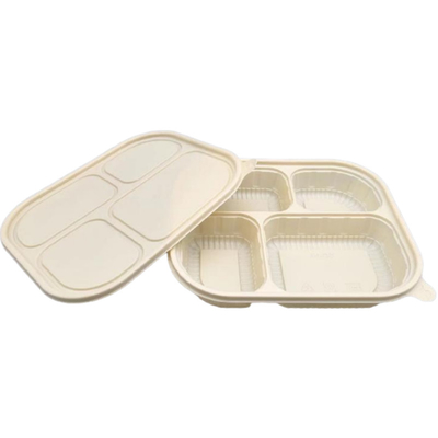 kupować 4 Kompact pojemnik jednorazowy prostokątny pudełko na wynos 1250ML 1100ML online manufacture