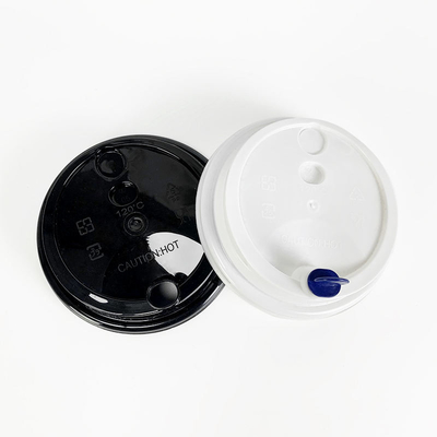 Buy PLA Cold Cup Strawless Sip Lid CPLA Cover Compostable Plastic Lids 80mm OEM online manufacture