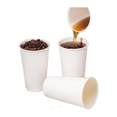خرید 8 اونس فنجان کاغذی تک لایه قابل تجزیه برای کسب و کار های آگاه از محیط زیست online manufacture