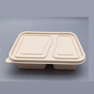 acheter Boîte de déjeuner à base de fécule de maïs biodégradable jetable pour riz et légumes 750 ml online manufacture