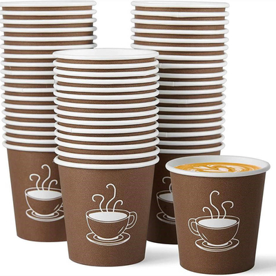 Beli Grosir sekali pakai Single Wall Paper Cup (2.5oz-24oz) Ukuran dengan Logo Khusus online manufacture