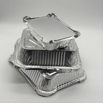 Beli Tin Box Aluminium Foil Container Food Packaging Makanan sekali pakai Makanan Masak Takeaway Tray Dengan Tutup online manufacture