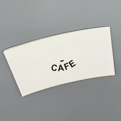 Beli Set cangkir kopi Custom Putih Card Paper Cup slevee cangkir kertas sleeve dengan cetakan online manufacture