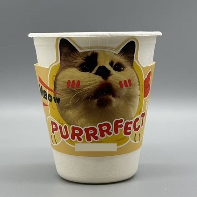購入 熱売 紙カップスリーブ 環境に優しい紙 カフェカップスリーブ オーダーメイドプリント ロゴ 特別な形 online manufacture