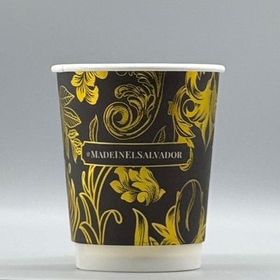 Beli Takeaway Portable Kraft Craft Cup Hotel Restoran Paper Coffee Cups Double Wall Dengan Tutup online manufacture