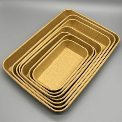 acheter Éco-papier de restauration à emporter plateau de nourriture hamburger poulet frit frites Sushi fournitures d'emballage online manufacture