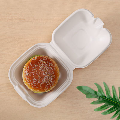 comprar Biodegradável Compostabilidade de cana de açúcar Bagasse Pulpa de cana de açúcar utensílios de mesa descartáveis Caixa de refeições de almoço recipiente de alimentos para levar online manufacture