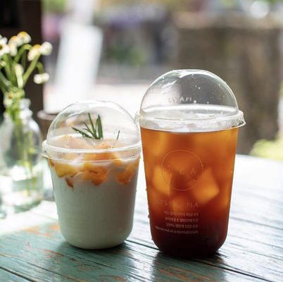acheter 12 oz Pla Coupe Coupe à café Couvercle Coupe à café disposable online manufacture