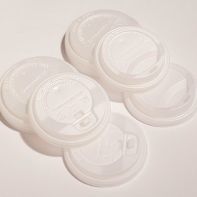 購入 オーダーメイド 使い捨て PLA プラスチックカップ蓋 6oz 8oz 12oz 冷たい/熱いコーヒー 飲み杯蓋 online manufacture