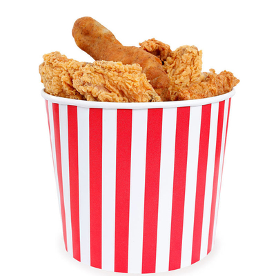 kupować Logo na zamówienie Drukowane Żywność Popcorn Kubka Kubek Jednorazowy Pieczone Kurczak Packing Bucket Barrel online manufacture