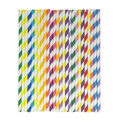 comprare Eco-Friendly Drinking Straw Tubes Cocktail Paper Jumbo Straw Sharp End for Party Bubble Boba Tea Drinks online manufacture