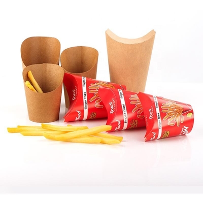 comprar Papel descartável de fritas francesas Taça Eco-friendly Snack Box Container para restaurantes de fast food e eventos de restauração online manufacture