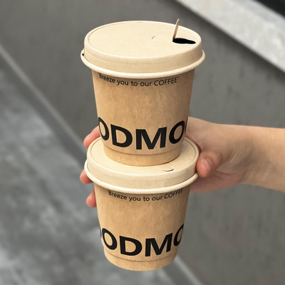 Beli Cangkir Kertas Sekali Pakai Ramah Lingkungan 8oz 10oz 12oz 16oz Cangkir Kopi Biodegradable Untuk Minuman Panas / Dingin Grosir online manufacture