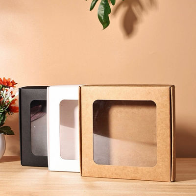 Buy Eco-Friendly Kraft Paper Box with Display Window Sustainable Packaging Solution online manufacture