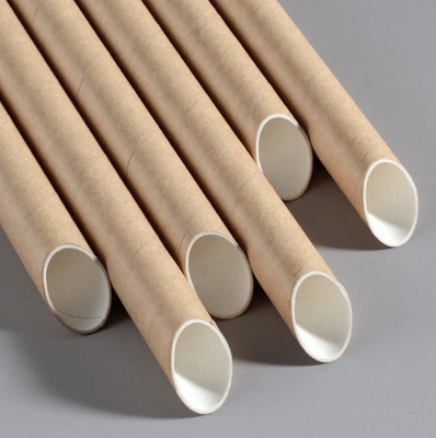 Mua Ống hút giấy Kraft trắng phân hủy 100% in logo tùy chỉnh Đóng gói giấy đơn online manufacture