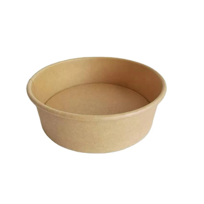 Mua in tùy chỉnh đồ ăn đóng gói vòng Kraft mang đi salad Bowl giấy dùng một lần Bowl giấy với nắp online manufacture