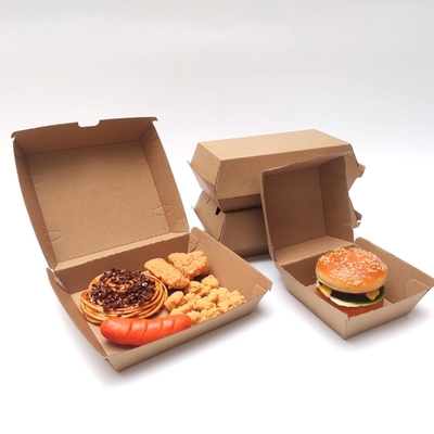 Hộp đồ ăn có thể phân hủy, thân thiện với môi trường, hộp đóng gói burger bền