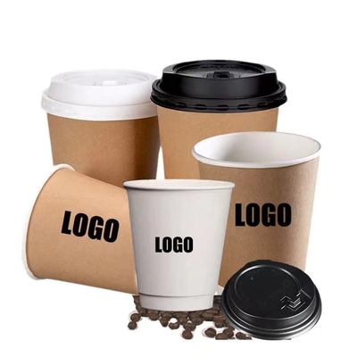12 oz Copas de papel de compostagem de camada única