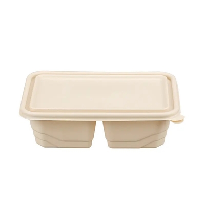 2箱 蓋 玉米粉末 ランチ 箱 ファーストフード 梱包 箱 卸売