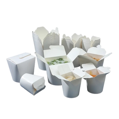 Imballaggio alimentare creativo fondo rotondo scatole di pasta da asporto da pasta da asporto da 26 oz