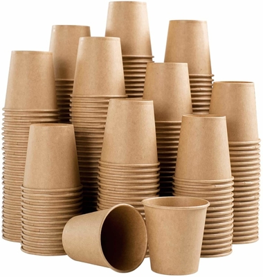 8oz Cups cà phê phân hủy giấy để đi Cups Dia 80mm PE lớp phủ