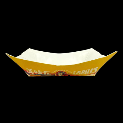 Servizi di tavola in carta per imballaggi alimentari Eventi di ristorazione e servizio portatile Scatola per barche in carta kraft usa e getta