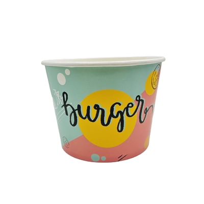 Jednorazowy papier jednorazowy Popcorn Bucket Branded 32oz 46oz 64oz
