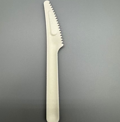 Compostabile per l'ambiente carta di pasta, tagliatrice di bistecche, coltello dentellato