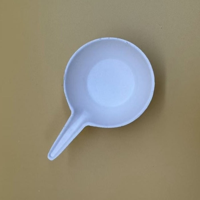 Biodegradabile Bagasse Carta di pasta di canna da zucchero Contenitore di salsa di canna profonda Piattino di pentola Condimento Ciotole di soia con maniglia