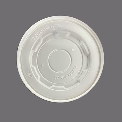 PLA nắp của một lần dùng Kraft Bowl Custom Paper Soup Cup Kraft Salad Bowl với nắp